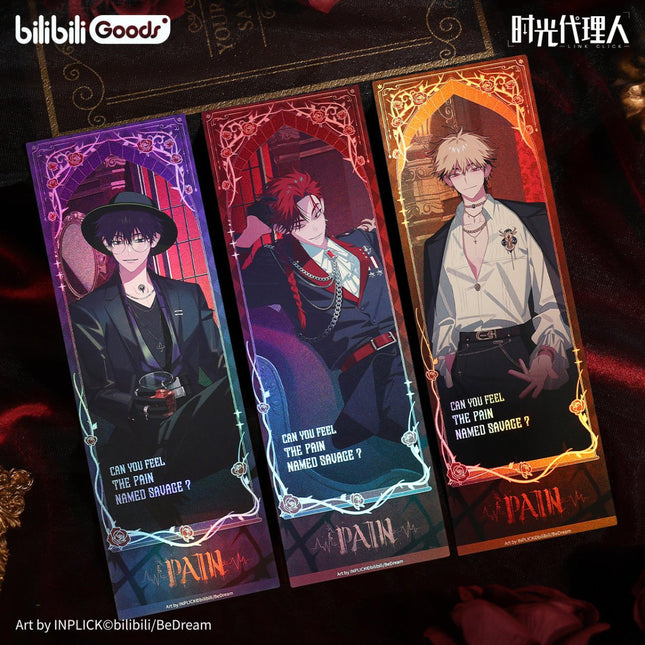 Link Click | PAIN Series Badge & Holographic Ticket & Charm & Shikishi Board Set Bilibili Anime Goods - Funimecity 