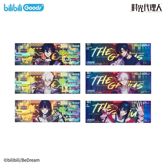 Link Click | Tou Lie Shi Jian De Tian Cai Series Badge & Bag & Acrylic Stand Figure & Holographic Ticket Set Bilibili Anime Goods - Funimecity 