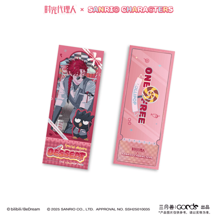 Link Click x Sanrio Series | Badge & Holographic Ticket & Mini Acrylic & Phone Holder & Plate Sanyueshou Goods Anime Goods - FUNIMECITY