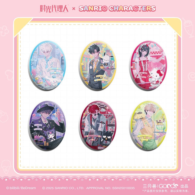 Link Click x Sanrio Series | Badge & Holographic Ticket & Mini Acrylic & Phone Holder & Plate Sanyueshou Goods Anime Goods - FUNIMECITY