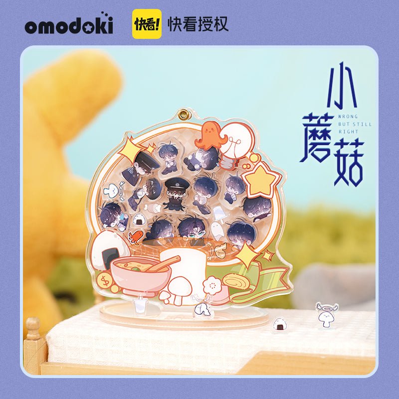 Little Mushroom | Chibi Badge & Acrylic Stand Figure Set omodoki - FUNIMECITY