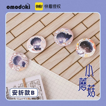 Little Mushroom | Chibi Badge & Acrylic Stand Figure Set omodoki - FUNIMECITY