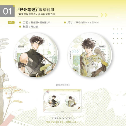 Little Mushroom | Ye Wai Bi Ji & Cai Se Mo Gu & Xin Nian Series LingVisualLog Anime Goods - FUNIMECITY 