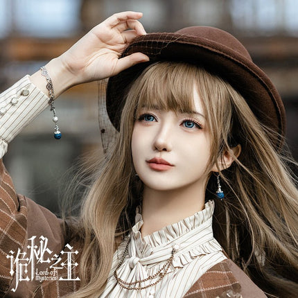 Lord of the Mysteries | Fors Wall's Spirit Shuttle Stone Earring Mr.Yi's Steamland Earrings - FUNIMECITY