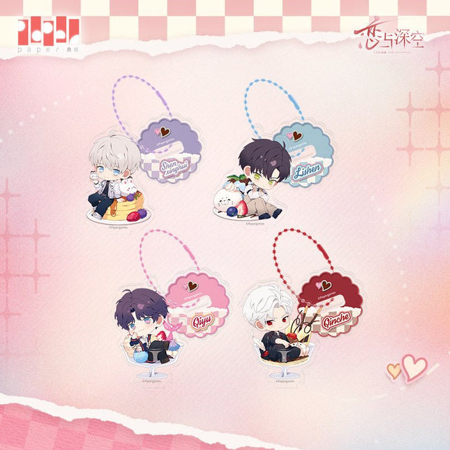Love And Deepspace | Xin Pan Xu Yu Series Chibi Style Charm & Folder & Badge Paper Anime Goods - FUNIMECITY 