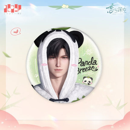 Love And Deepspace | Zhu Lin Qian Yu Series Badge Paper Anime Badge - FUNIMECITY 