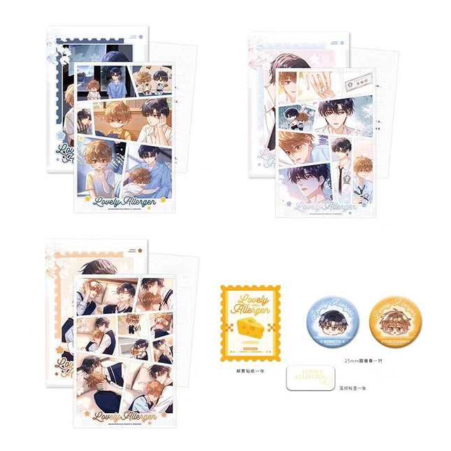 Lovely Allergen | Badge & Shikishi Board Set Wei Hai Ji Anime Goods - FUNIMECITY