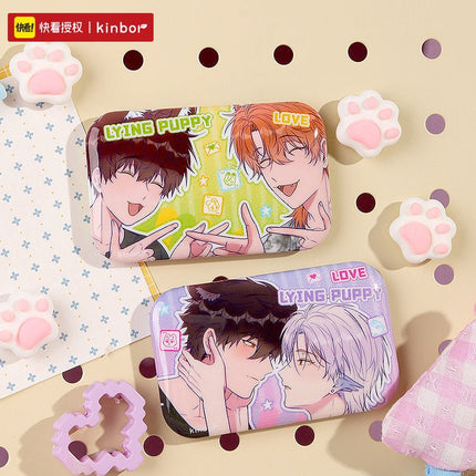 Lying Puppies Will Be Eaten | Rong Rong Dui Dui Peng Series Fridge Magnet & Badge Blind Box kinbor Anime Goods - FUNIMECITY 