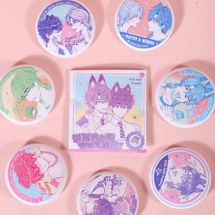 Lying Puppies Will Be Eaten | Vc Milk Topping Series Badge Blind Box Yuan Gu Dong Man Anime Goods - FUNIMECITY 