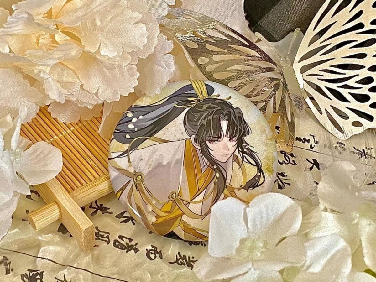 Mo Dao Zu Shi | THEキャラCAFE Fei Hua Gan Lu Badge Set Official Tea House - FUNIMECITY