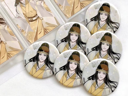 Mo Dao Zu Shi | THEキャラCAFE Fei Hua Gan Lu Badge Set Official Tea House - FUNIMECITY