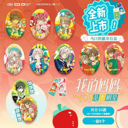 My Mom's a Superstar | Badge & Polaroid Set Mosspaca Studio Anime Goods - FUNIMECITY