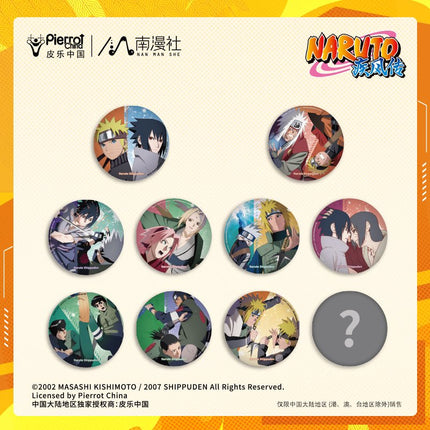 NARUTO | 3D Badge Blind Box Set Nan Man She Anime Goods - Funimecity 