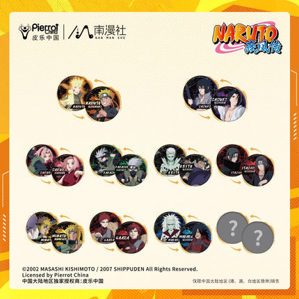 NARUTO | 3D Badge Blind Box Set Nan Man She Anime Goods - Funimecity 