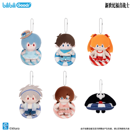 NEON GENESIS EVANGELION | Sea Breeze Minicuter Series Plush Doll & Acrylic Stand Set Bilibili Anime Goods - Funimecity 