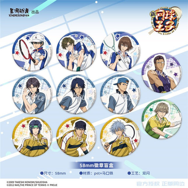 New Prince Of Tennis | Random Badge & Stand Figure & Holographic Ticket Xing He Dong Man Anime Goods - FUNIMECITY 