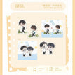 踩影子&少年样&天台上&微微甜系列 / PP Clip Set（53*57mm) - Wei Wei Tian