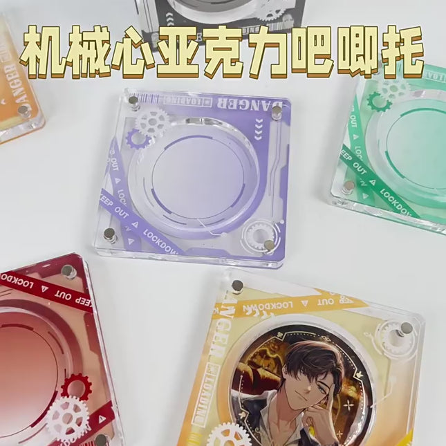 Anime Badge Display | Mechanical Heart Series Acrylic Badge Standee