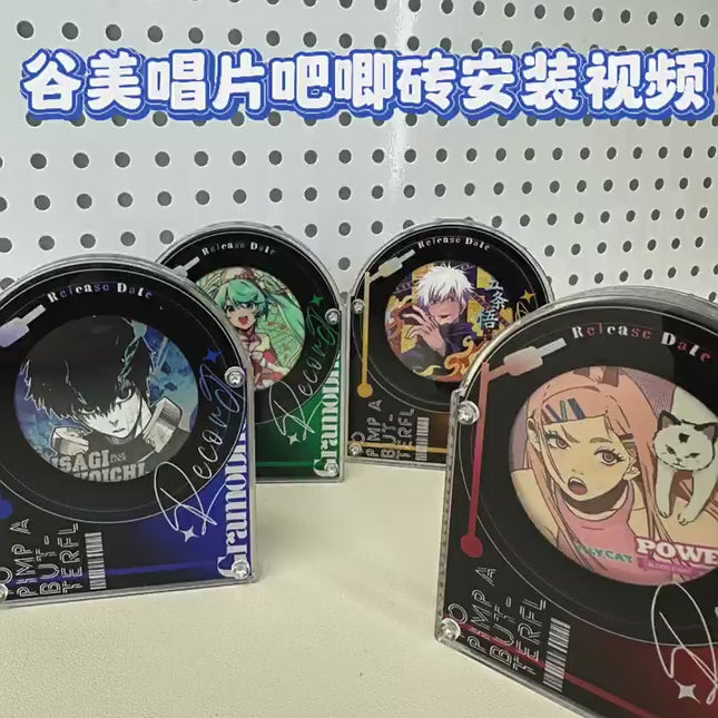 Anime Badge Display | Acrylic Record Theme Standee