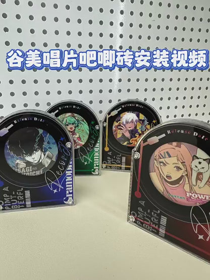 Anime Badge Display | Acrylic Record Theme Standee