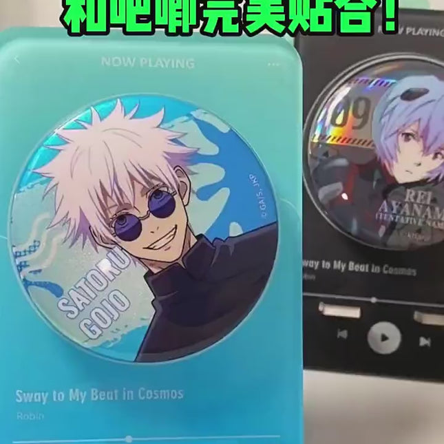 Anime Badge Display | Colorful Aryclic Rotating Badge Holder
