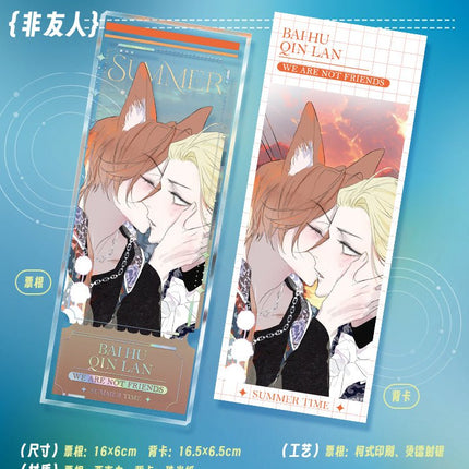 See You My King & Little Mushroom & We Are Not Friends | Summer Series Acrylic Ticket Kuai Kan - FUNIMECITY