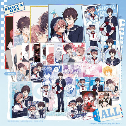 Shota Oni | Badge & Shikishi Board & Quicksand Standee & Acrylic Stand Figure Set Nyanku Anime Goods - Funimecity 
