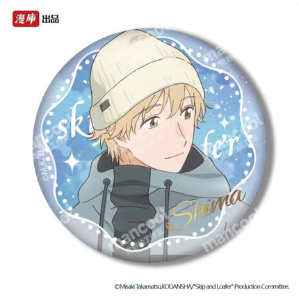 Skip and Loafer | Badge & Holographic Ticket & Acrylic Stand Figure MANCOOL Anime Goods - FUNIMECITY