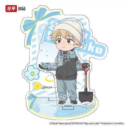 Skip and Loafer | Badge & Holographic Ticket & Acrylic Stand Figure MANCOOL Anime Goods - FUNIMECITY