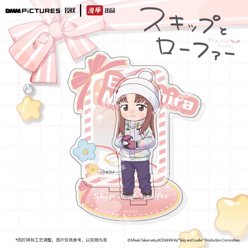 Skip and Loafer | Badge & Holographic Ticket & Acrylic Stand Figure MANCOOL Anime Goods - FUNIMECITY