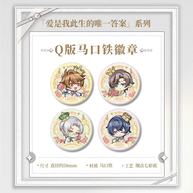 Tears of Themis | Ai Shi Wo Ci Sheng De Wei Yi Da An Series Chibi Badge KAKACODE Anime Badge - FUNIMECITY 