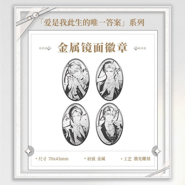 Tears of Themis | Ai Shi Wo Ci Sheng De Wei Yi Da An Series Enamel Specular Badge KAKACODE Anime Badge - FUNIMECITY 