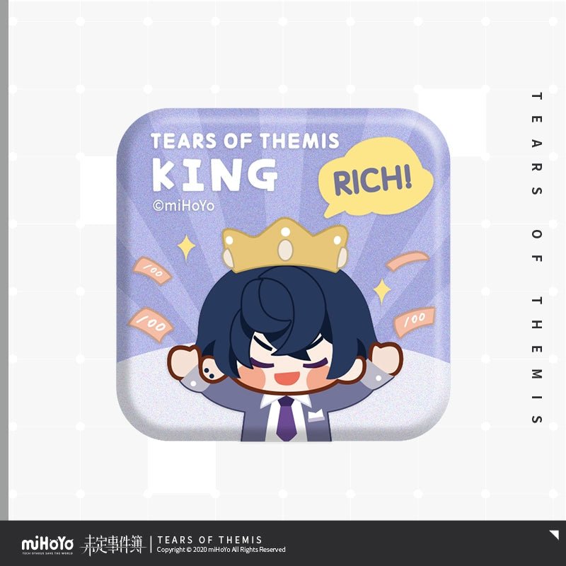 Tears of Themis | Xian Qi Chibi Square Badge MiHoYo - FUNIMECITY