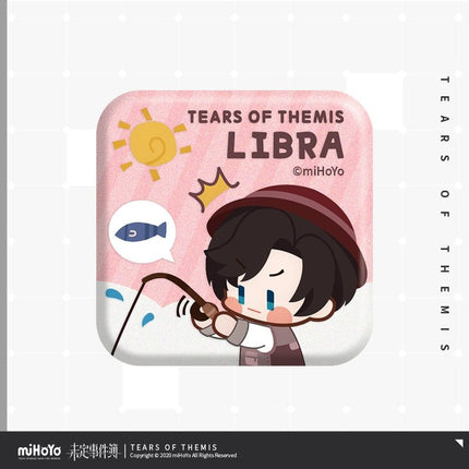 Tears of Themis | Xian Qi Chibi Square Badge MiHoYo Anime Badge - FUNIMECITY