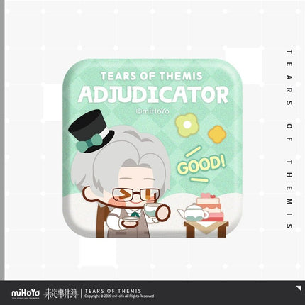 Tears of Themis | Xian Qi Chibi Square Badge MiHoYo Anime Badge - FUNIMECITY