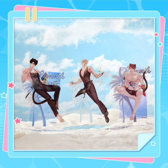 Thanks to My Childhood Friend, I Became a Top Guide | Xia Ri Xian Ding Series Acrylic Stand & Transparent Card Set ActionBeam Anime Goods - Funimecity 