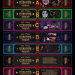 Holographic Ticket Set (230*70mm)
