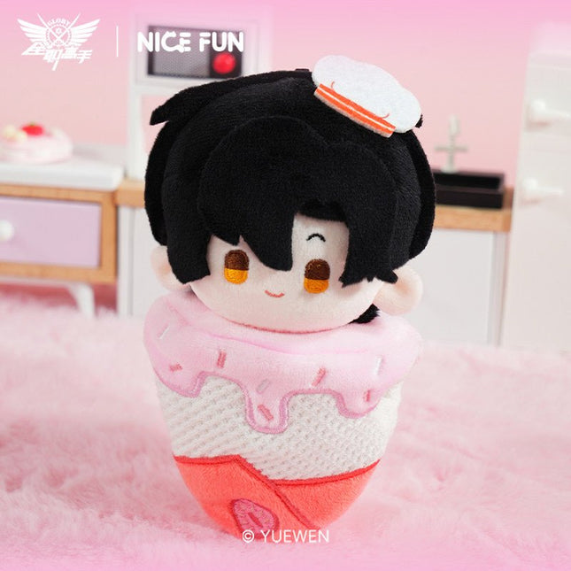The King's Avatar | Ice Cream Series Ye Xiu 14cm Plush Doll NICE FUN Plush Doll - FUNIMECITY 