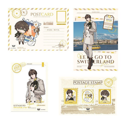 The King's Avatar | Traveling Around Switzerland Series Postcard Set Yue Wen Anime Goods - Funimecity 