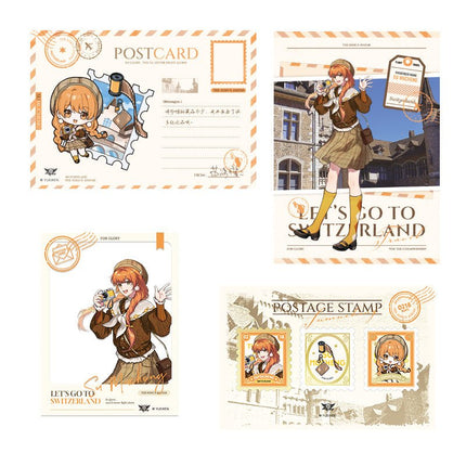 The King's Avatar | Traveling Around Switzerland Series Postcard Set Yue Wen Anime Goods - Funimecity 