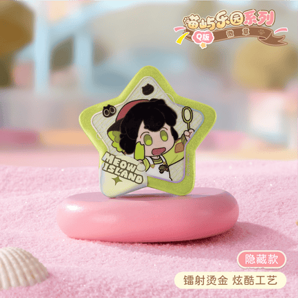 The Legend of Hei | Miao Yu Le Yuan Series Chibi Badge Blind Box Ci Yuan Tan Mi Anime Badge - Funimecity 