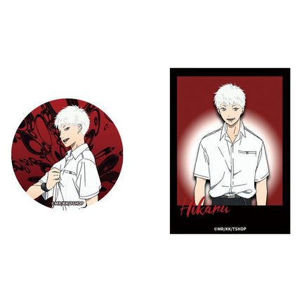 The Summer Hikaru Died | Badge & Acrylic Stand & Plush Doll Set Kumaguzi Anime Goods - Funimecity 