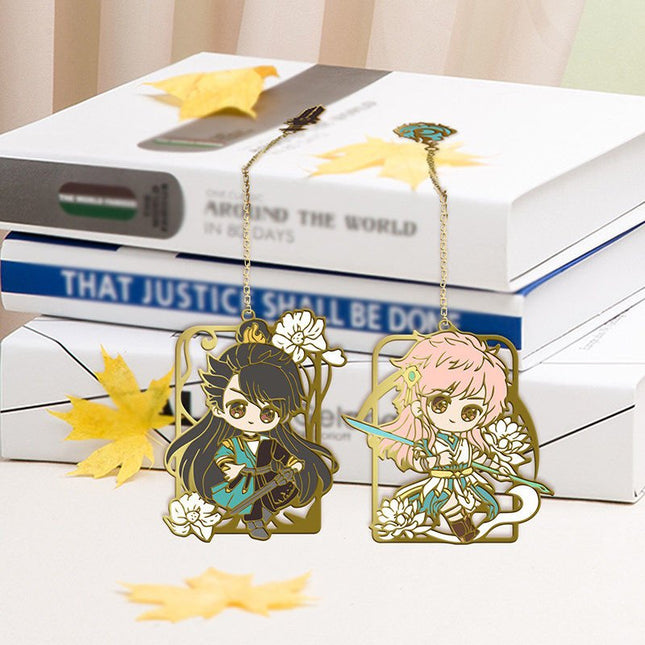 Tian Bao Fu Yao Lu | Metal Bookmark Bilibili Anime Goods - Funimecity 