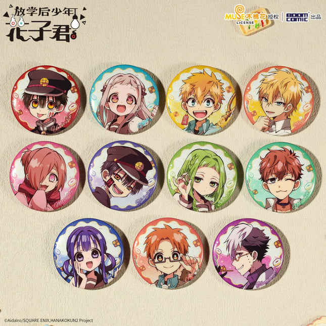 Toilet - bound Hanako - kun | Tian Pin Series Badge Blind Box BOOM COMIC Anime Badge - FUNIMECITY 