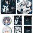 MASTERY&兴旺酒店&烛光晚餐&blessyou&手绘纪念系列 / Badge Set-Zhu Guang Wan Can (80*80mm;32*32mm)