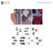 Postcards & Tattoo Stickers Set