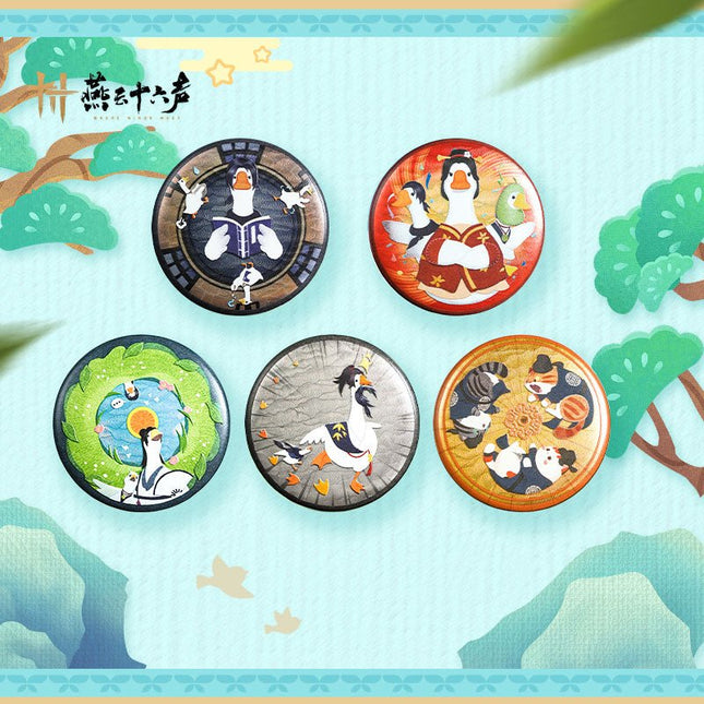 Where Winds Meet | Ta Chun Goose Badge Yan Yun Shi Liu Sheng Anime Badge - Funimecity 