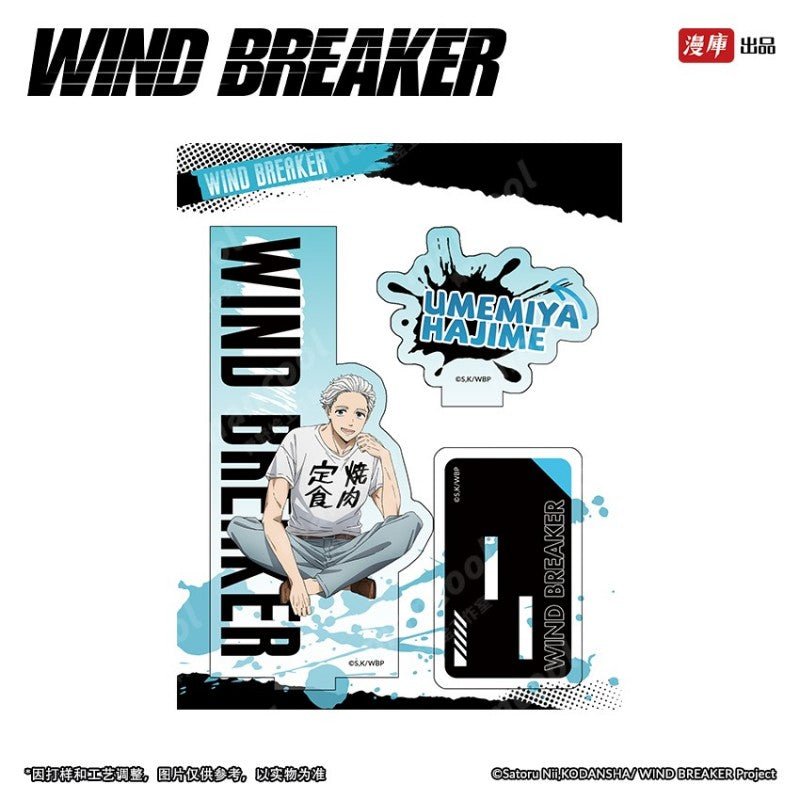 WIND BREAKER | Badge & 3D Lenticular Card & Acrylic Stand Figure MANCOOL Anime Goods - FUNIMECITY