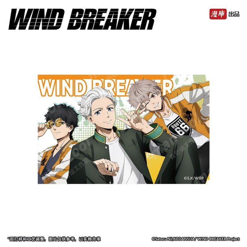 WIND BREAKER | Badge & 3D Lenticular Card & Acrylic Stand Figure MANCOOL Anime Goods - FUNIMECITY