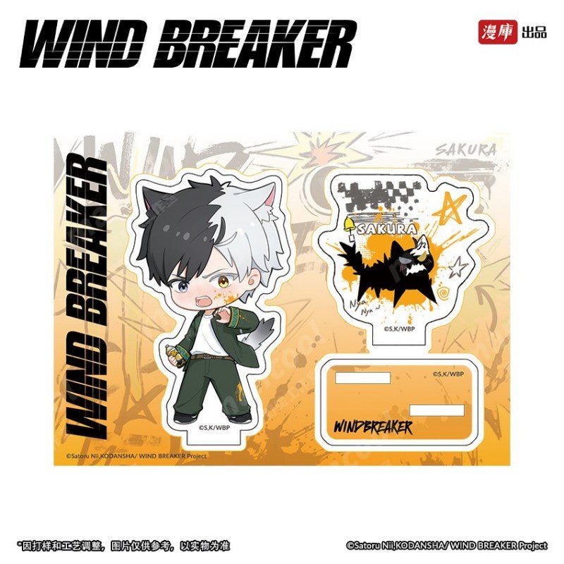 WIND BREAKER | Badge & 3D Lenticular Card & Acrylic Stand Figure MANCOOL Anime Goods - FUNIMECITY